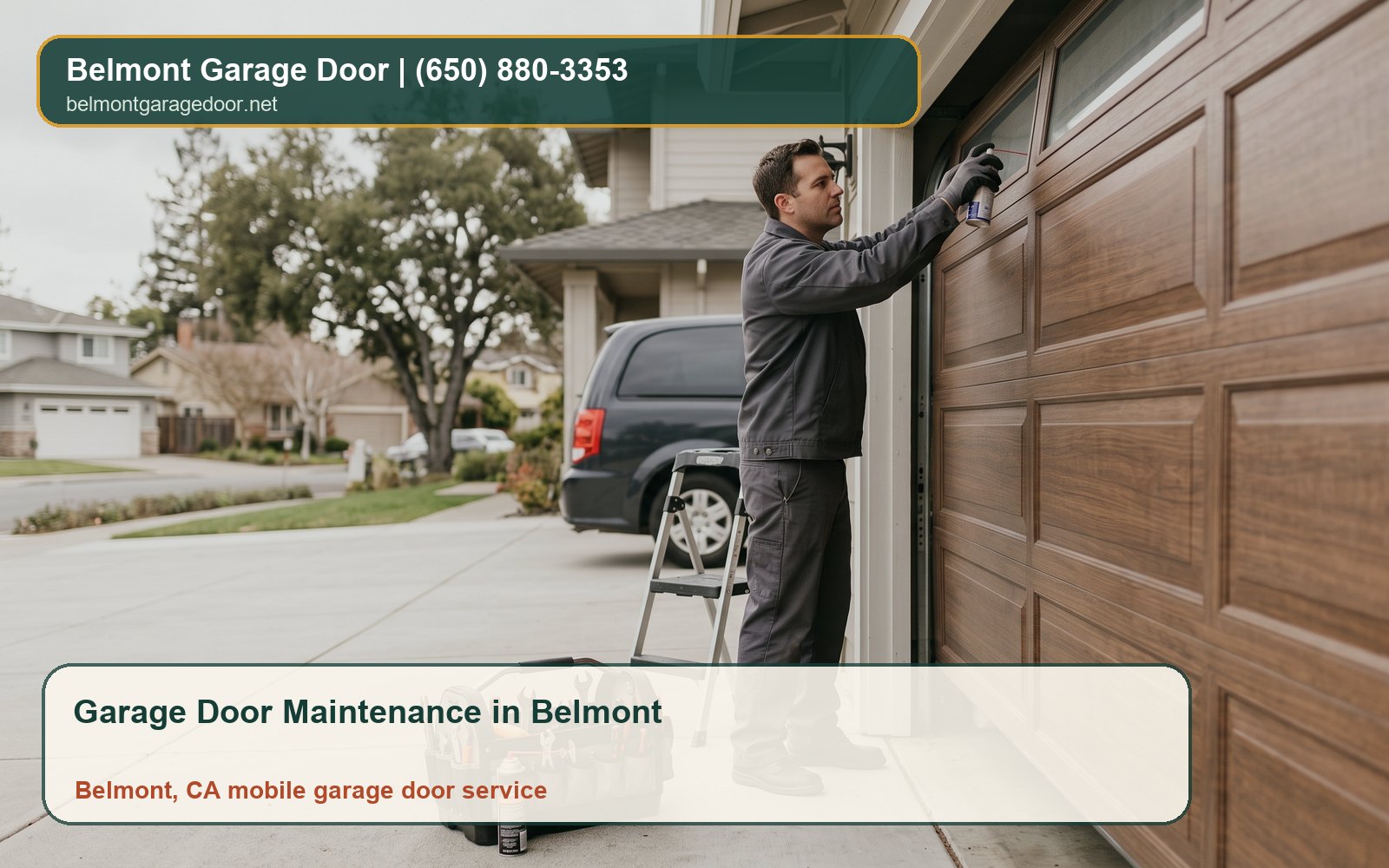 Garage Door Maintenance in Belmont